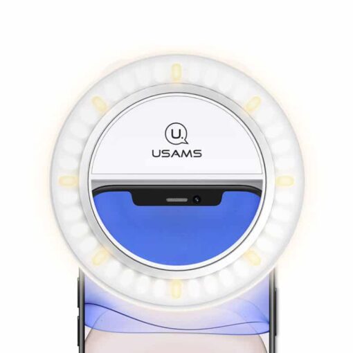Mini Selfie Ring Light USB chargeable adjustable colour temperature & brightness