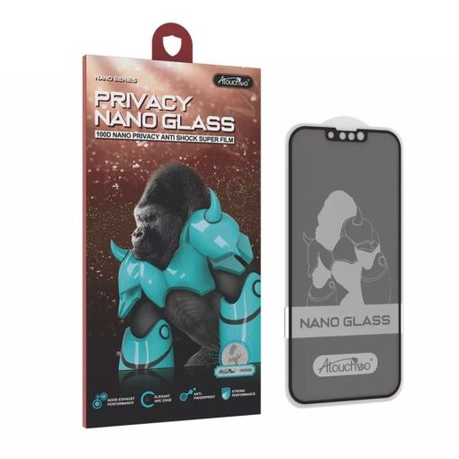 iPhone 12 Mini 100D Anti Spy Privacy King Kong Anti Shock Nano Ceramic Screen Protector - Image 7