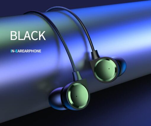USAMS Headphones Earphone EP-40 In Ear 1.2M 3.5MM Huawei , Samsung , iPhone - Image 2