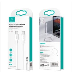 Usams Type-C To Type-C PD 100W Charging & Data Cable For iPhone Fast Charge 3M