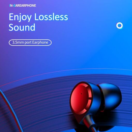 USAMS Headphones Earphone EP-40 In Ear 1.2M 3.5MM Huawei , Samsung , iPhone - Image 10