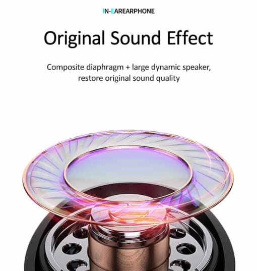 USAMS Headphones Earphone EP-40 In Ear 1.2M 3.5MM Huawei , Samsung , iPhone - Image 8