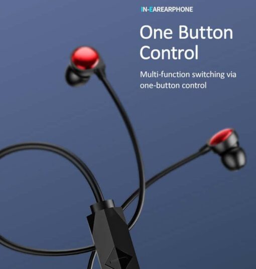 USAMS Headphones Earphone EP-40 In Ear 1.2M 3.5MM Huawei , Samsung , iPhone - Image 7
