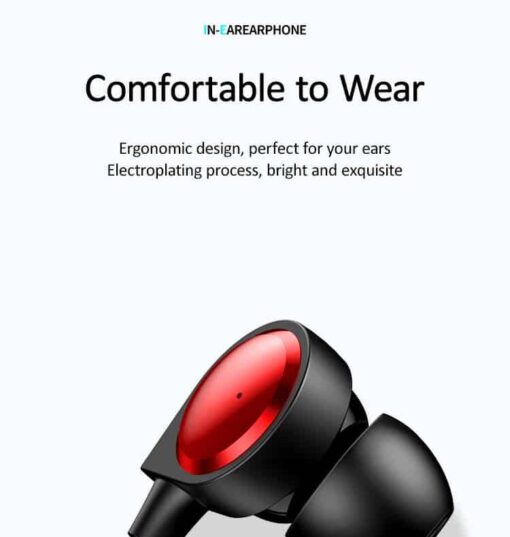 USAMS Headphones Earphone EP-40 In Ear 1.2M 3.5MM Huawei , Samsung , iPhone - Image 5
