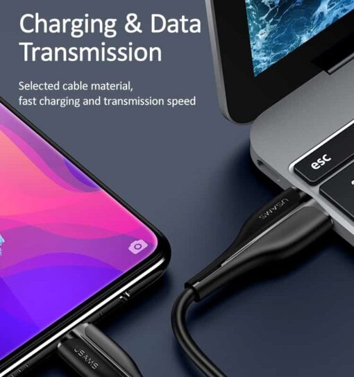 Usams Type-C Charging And Data Cable U38 For Samsung , Huawei - Image 2