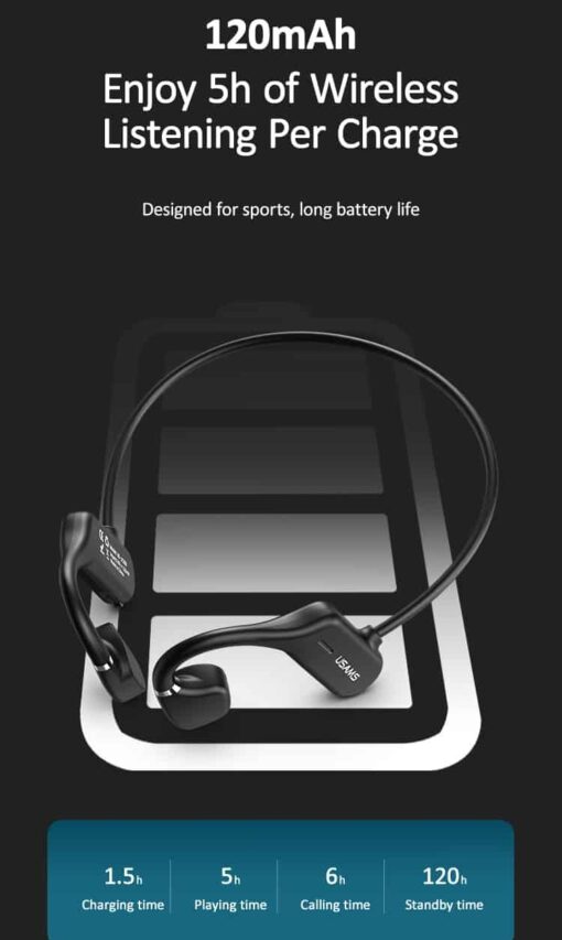 USAMS-JC Ear Hook Sports Bluetooth Earphones Waterproof Wireless Headsets - Image 5
