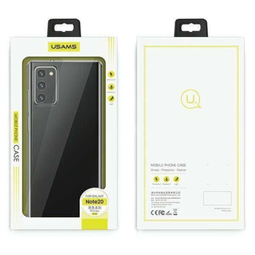 USAMS Clear TPU Phone Case for Samsung Galaxy Note 20 Ultra